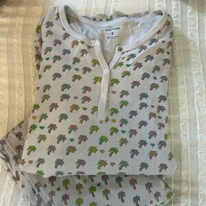 Roller rabbit palm tree pajama set